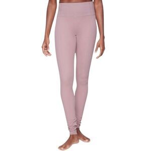 Athleta Elation Hybrid Barre Rib Tights Pink L